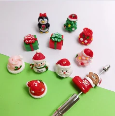 CZB26022 Christmas Cute Resin Beads for Pens