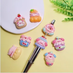 CZB001070 New Creative 100Pcs Kawaii Cartoon Pig