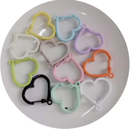 CDK792 Pastel Color Love Heart Lobster Claw