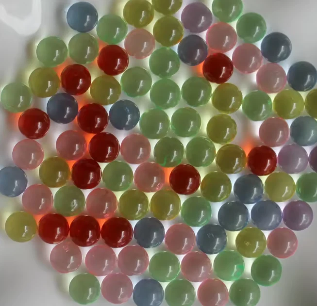YA129 Colorful Transparent Round DIY Acrylic Loose