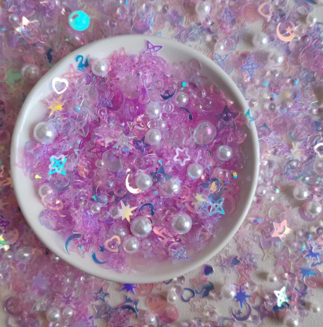 MA302 Sequin Glitter Mix Cross Star Heart