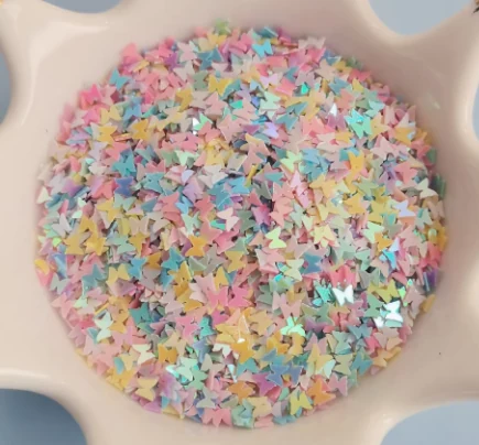 MA601 Colorful Small Butterfly Nail Sequins Glitter