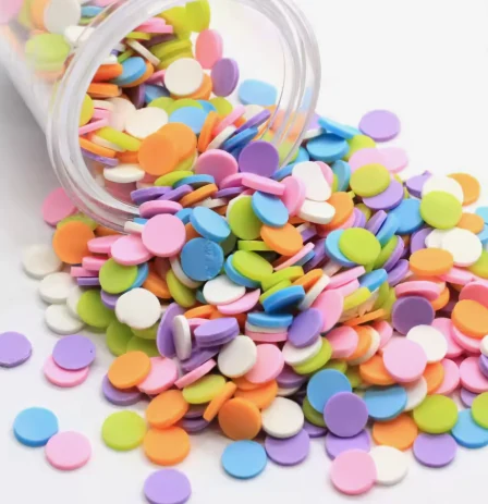 YX043 Colorful 500g Clay Candy Round Shaped