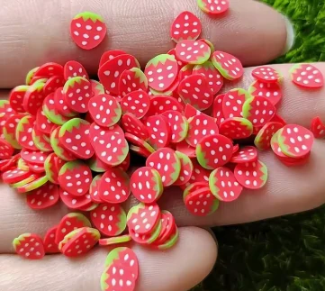 YX778 Popular Sale 3D Strawberry Fruit Clay
