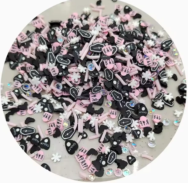 YX3400 500g lot Halloween Letters Tombstone Polymer