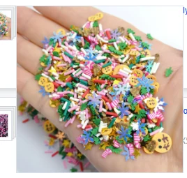 YX4108 Wholesale 500g Bag Christmas Themed Polymer