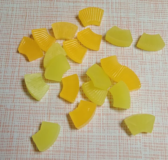 RX100 24mm Realistic PVC Pineapple Slices Fruit