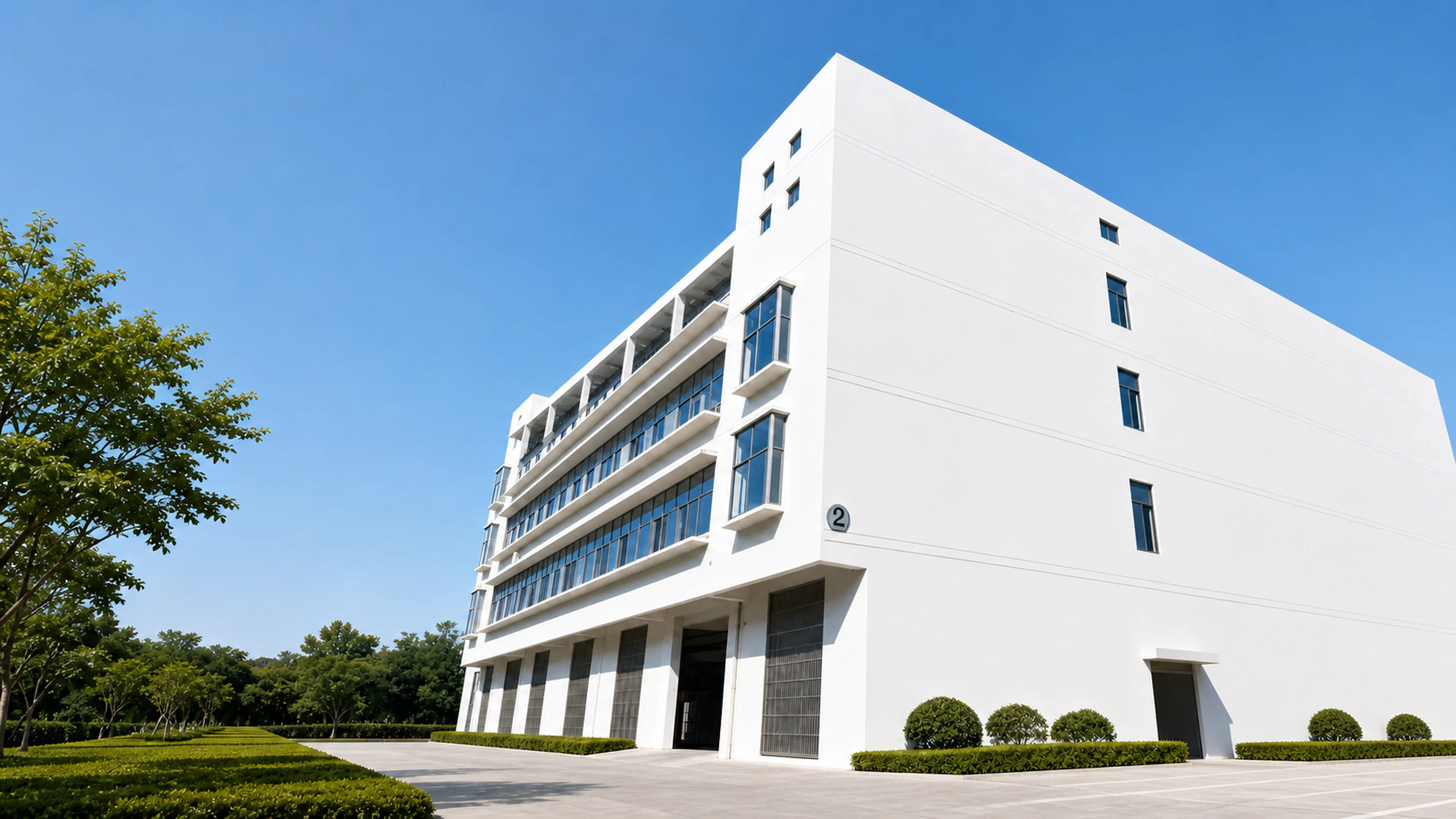 Factory building exterior