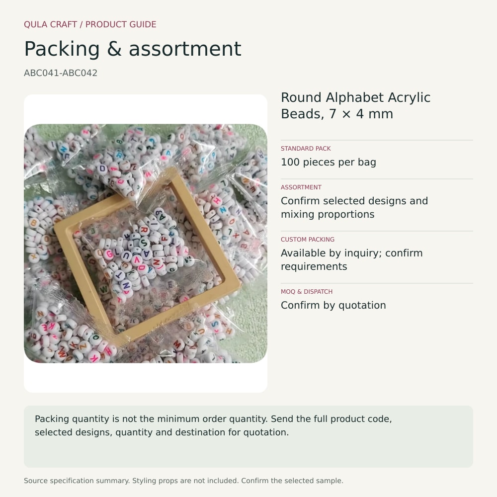 ABC041-ABC042 packing and order brief