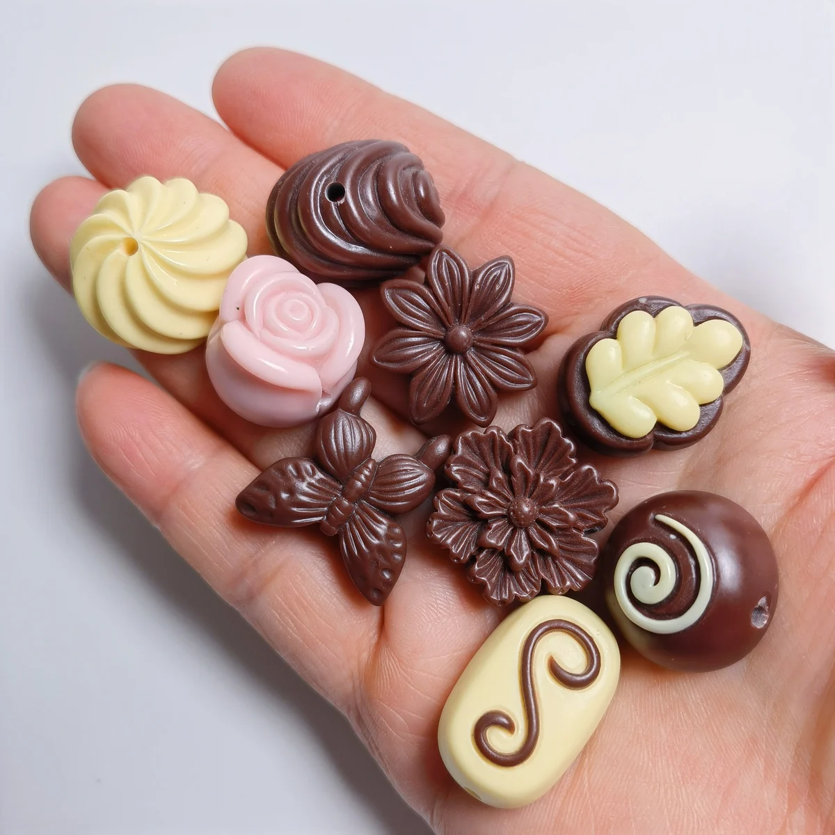 CZB25849 New Creative 100Pcs Assorted Artificial