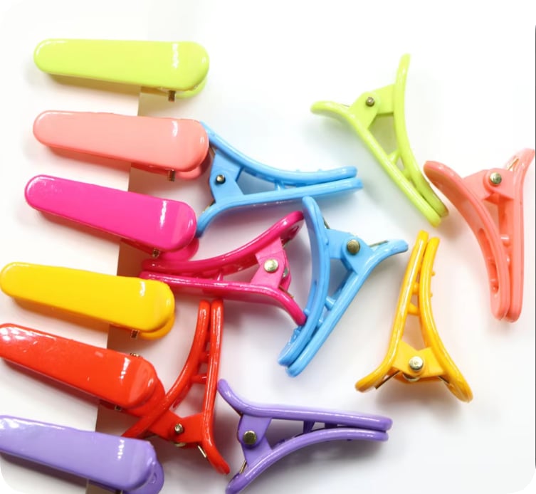 FHA044 Colorful Sectioning Hair Clips