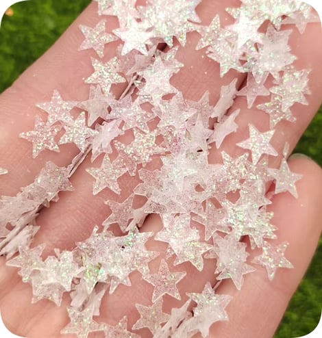 MA182 Holographic Star Confetti Sequins