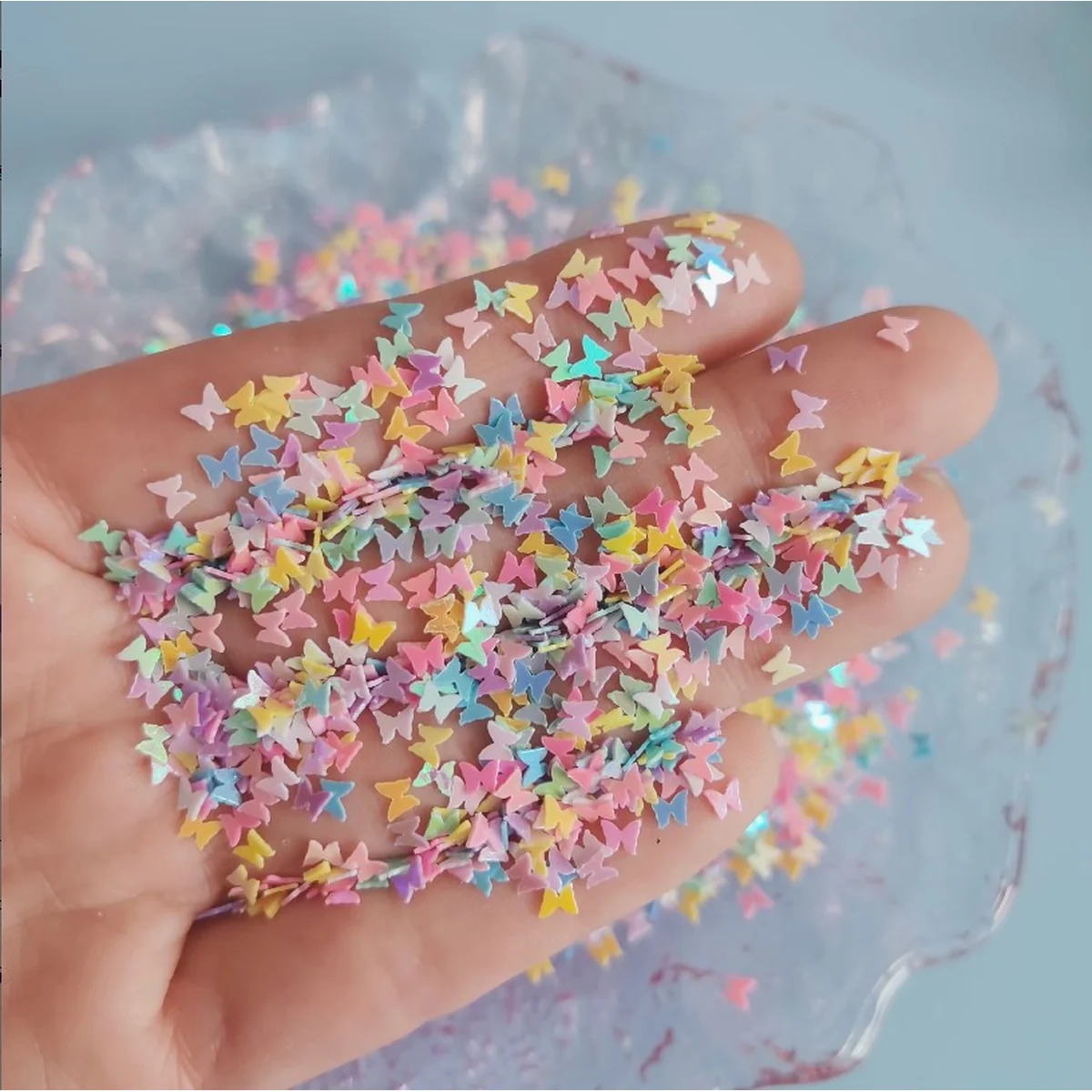 MA601 Colorful Small Butterfly Nail Sequins