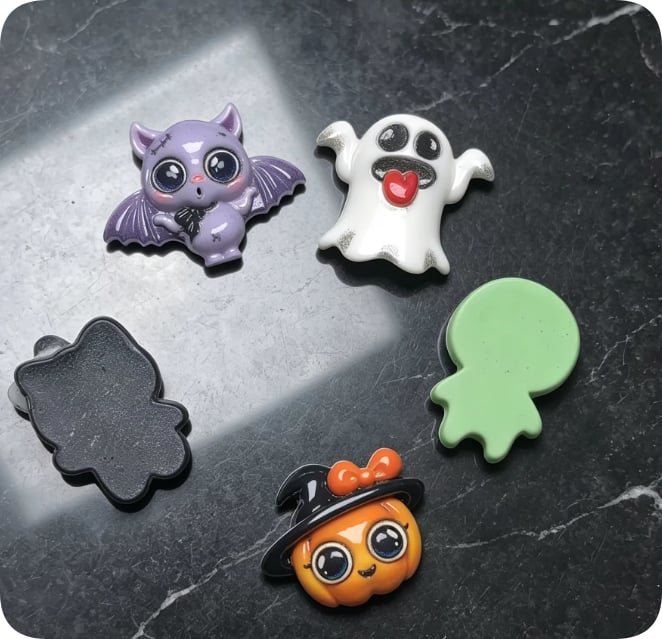 RW0020841 Halloween Character Resin Flatback