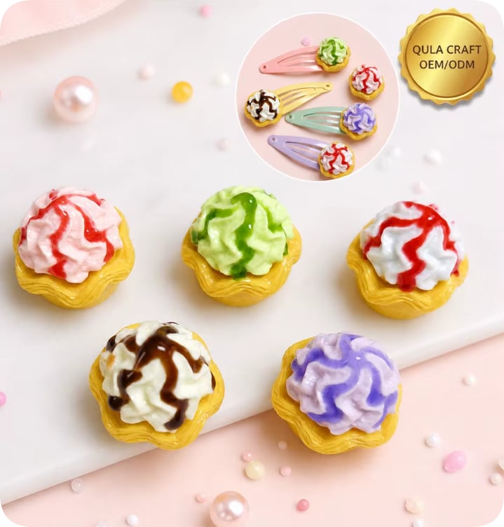 RW0024876 Mini Cupcake Resin Cabochons