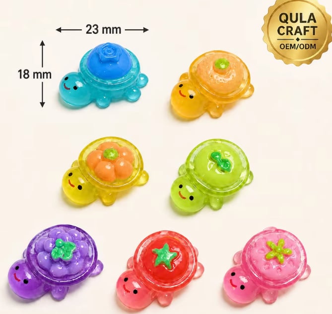 RW002700 Mini Ocean Turtle Resin Ornaments