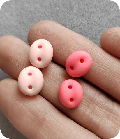 RW22581 Mini Pig Nose Resin Craft Decorations