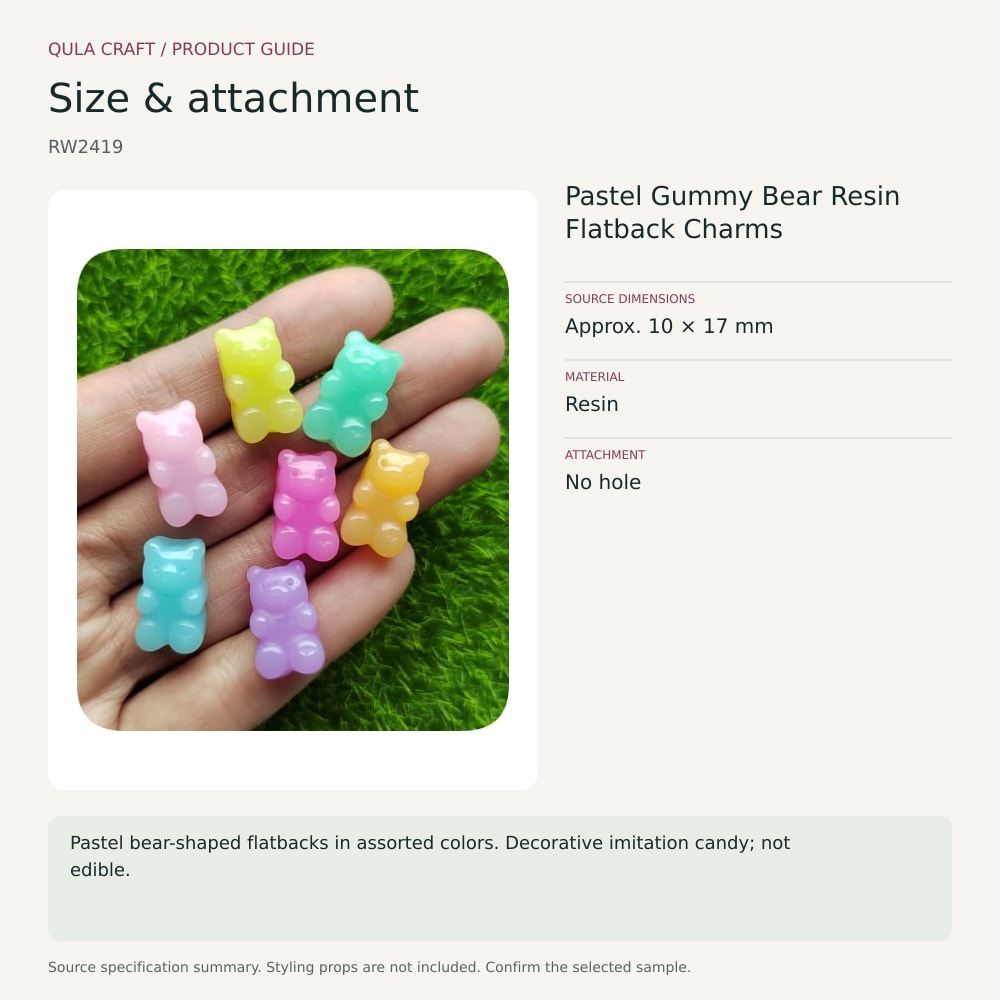 RW2419 size and material guide