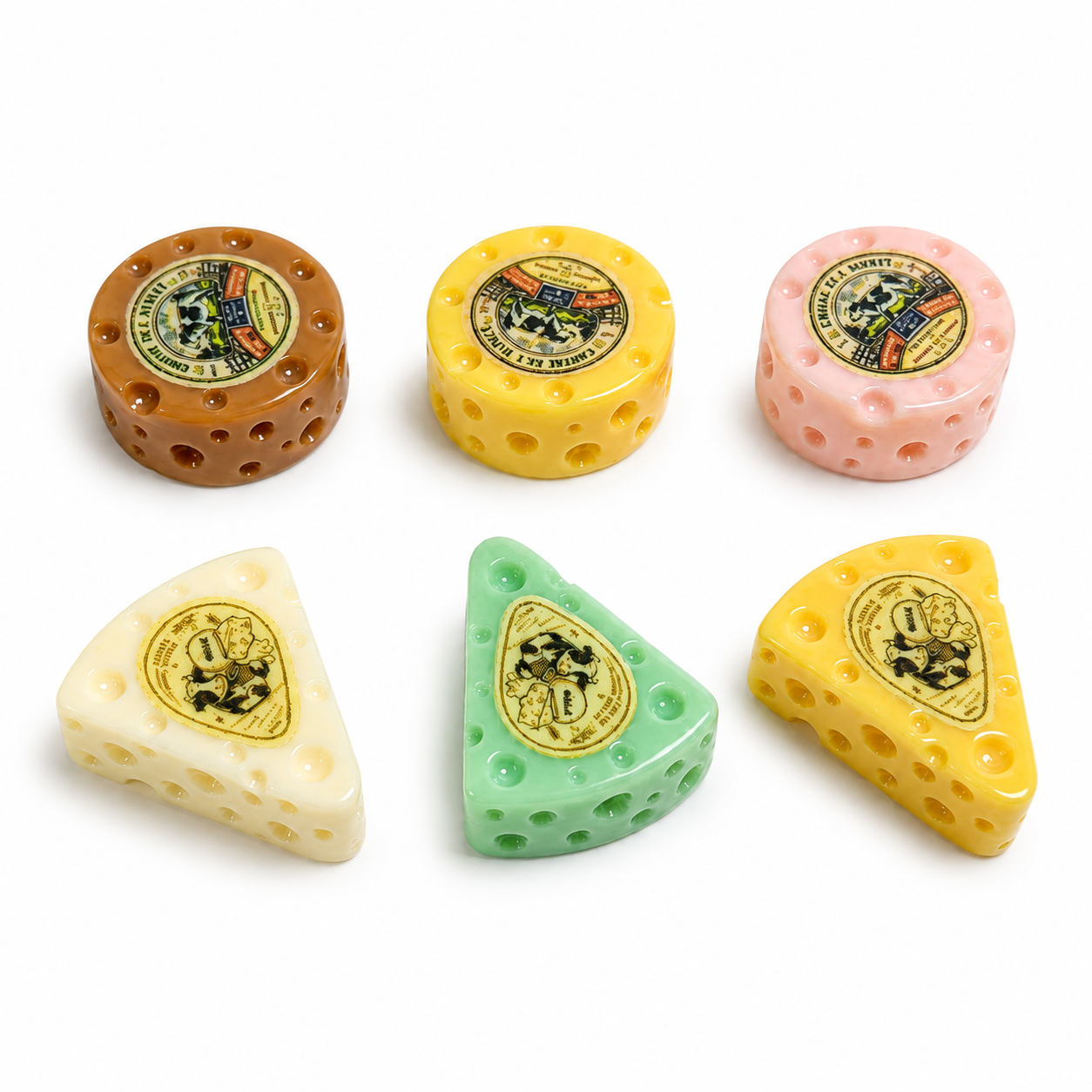 RW26740 Mini Cheese Resin Charms