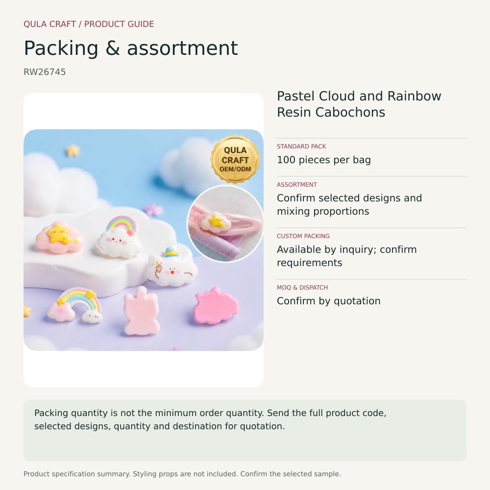 RW26745 packing and order brief