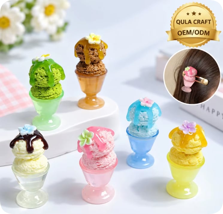 RW26802 Ice Cream Sundae Resin Miniatures