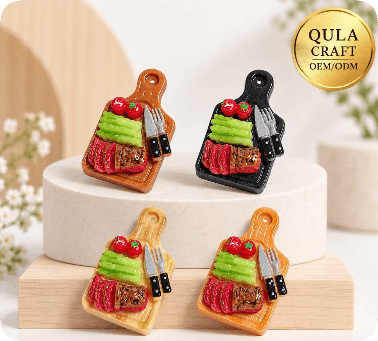 RW26821 Miniature Steak Board Resin Decorations