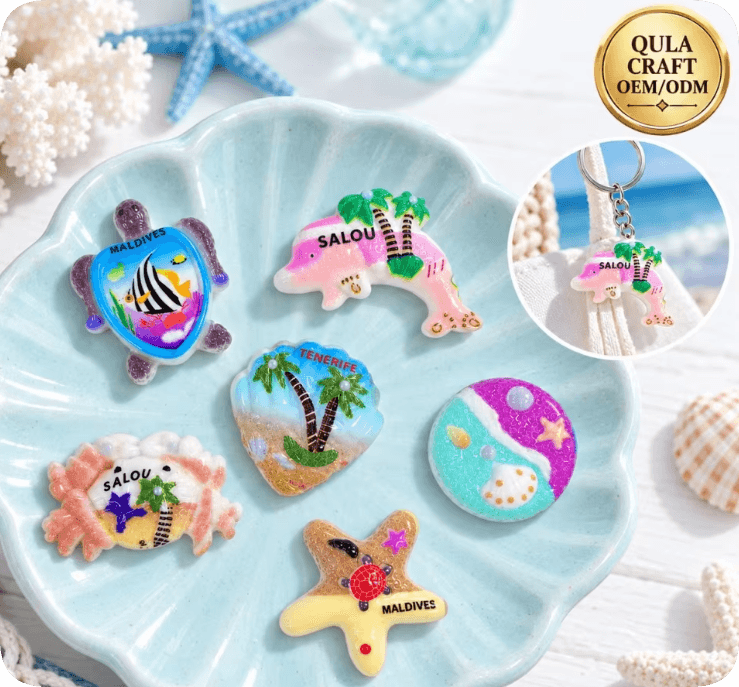 RW26825 Ocean Theme Resin Decorative Charms