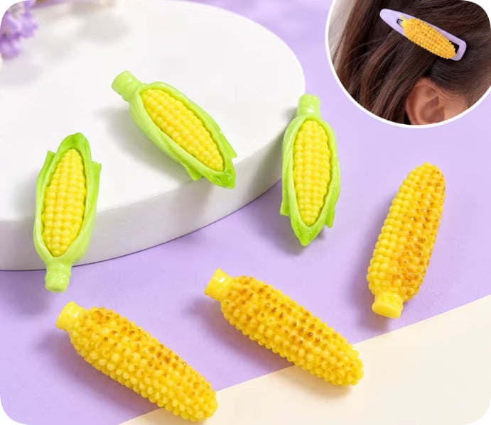 RW26904 Miniature Corn Resin Decorations