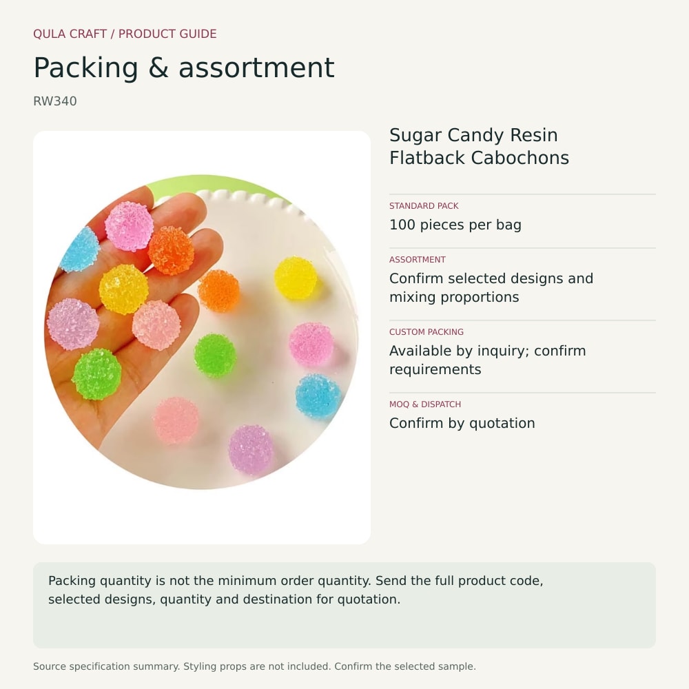 RW340 packing and order brief