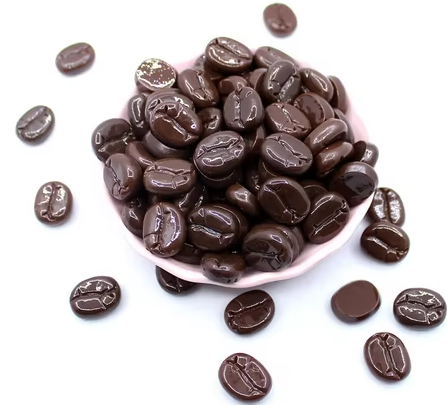 RW404 Mini Coffee Bean Resin Slime Charms