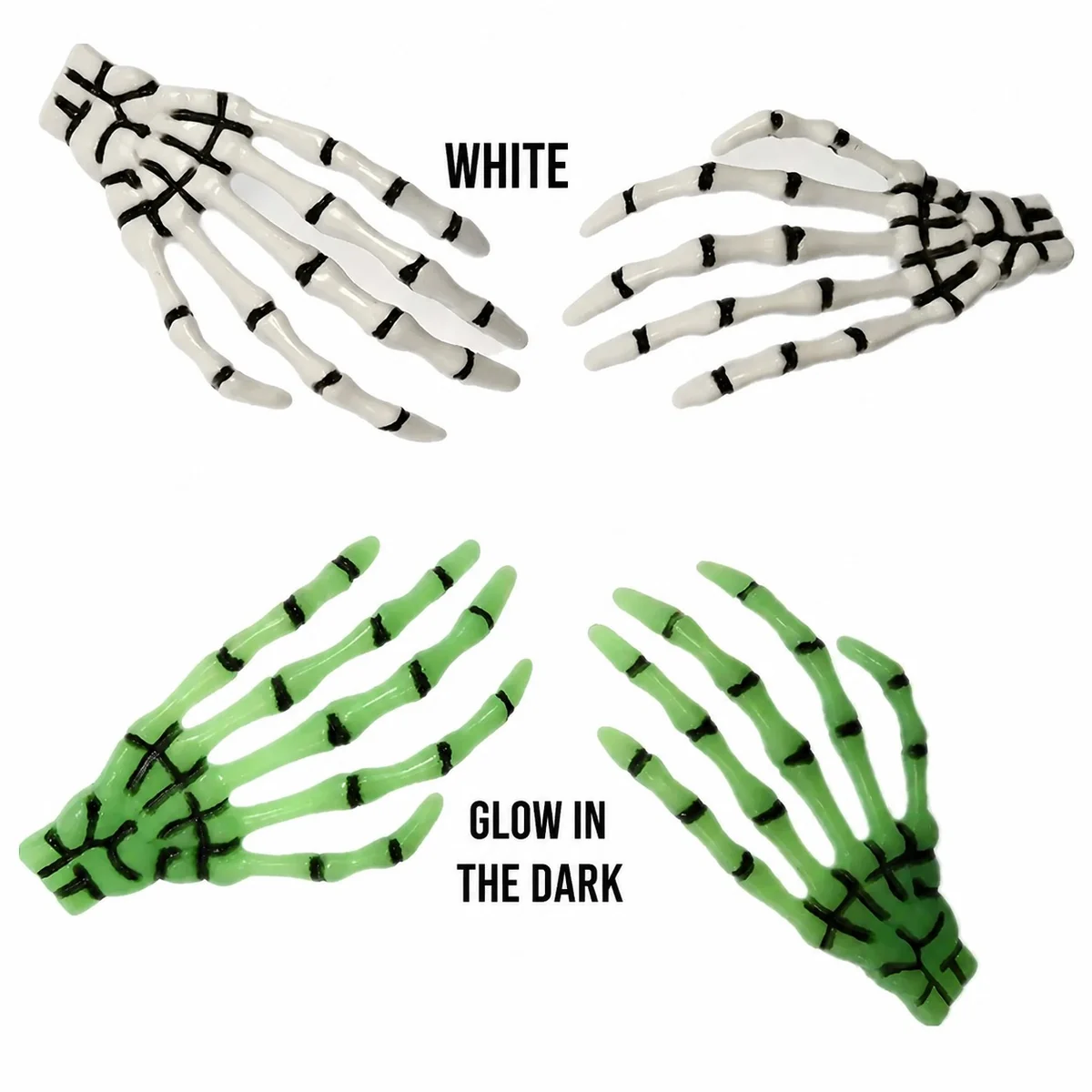 RX311-313 100pcs White and Luminous Halloween Decoration