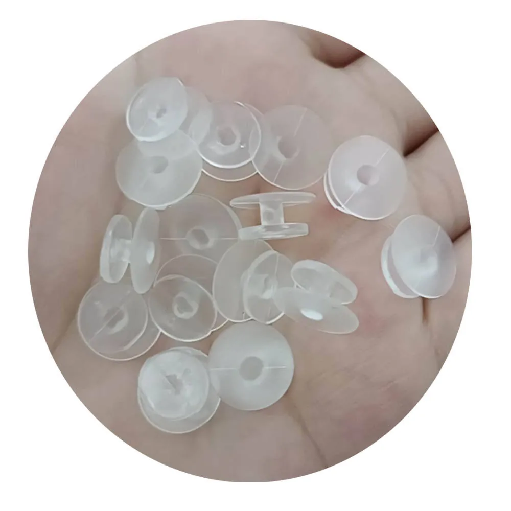 SD114 1000PCS Transparent Buttons Plastic