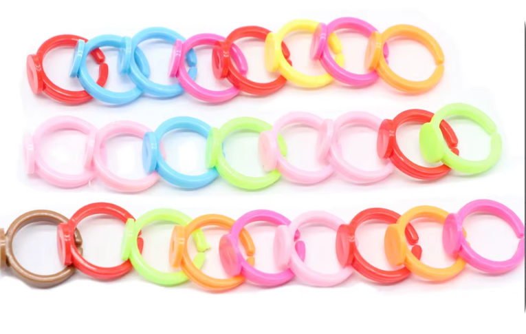 SD144 Colorful Adjustable Plastic Ring Bases