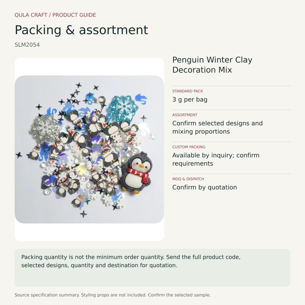 SLM2054 packing and order brief