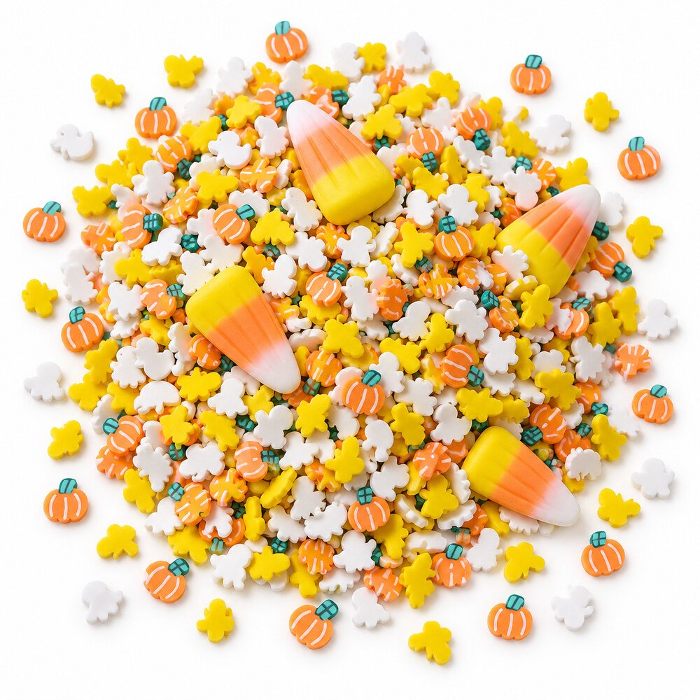 SLM574 Wholesale Easter Slime Filler Mix with Eggshell Sprinkles, Carrot Clay Slices and Resin Charms main product image
