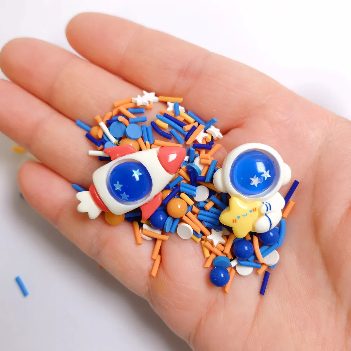 SLM680 Night Starry Sky Star Moon With Pearls