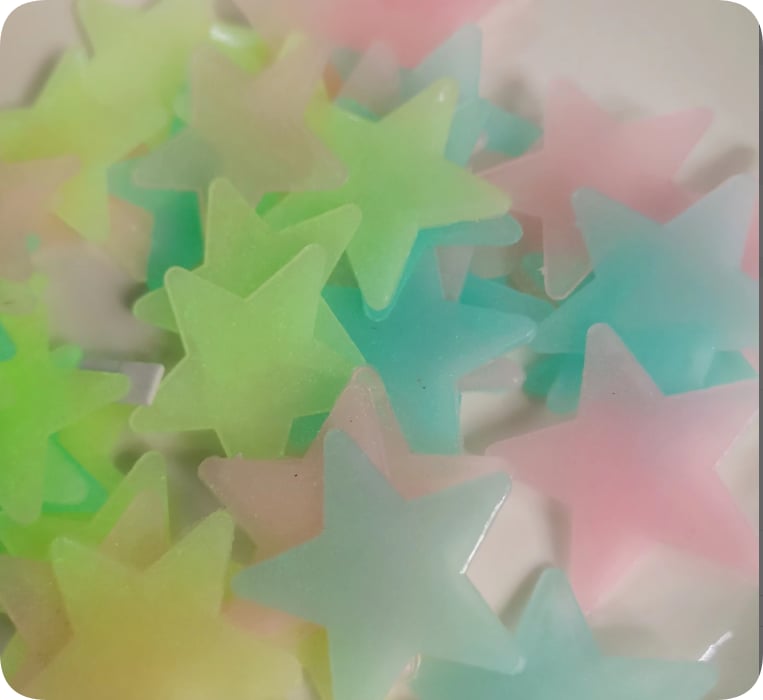 YH049 Glow Star Acrylic Decorations