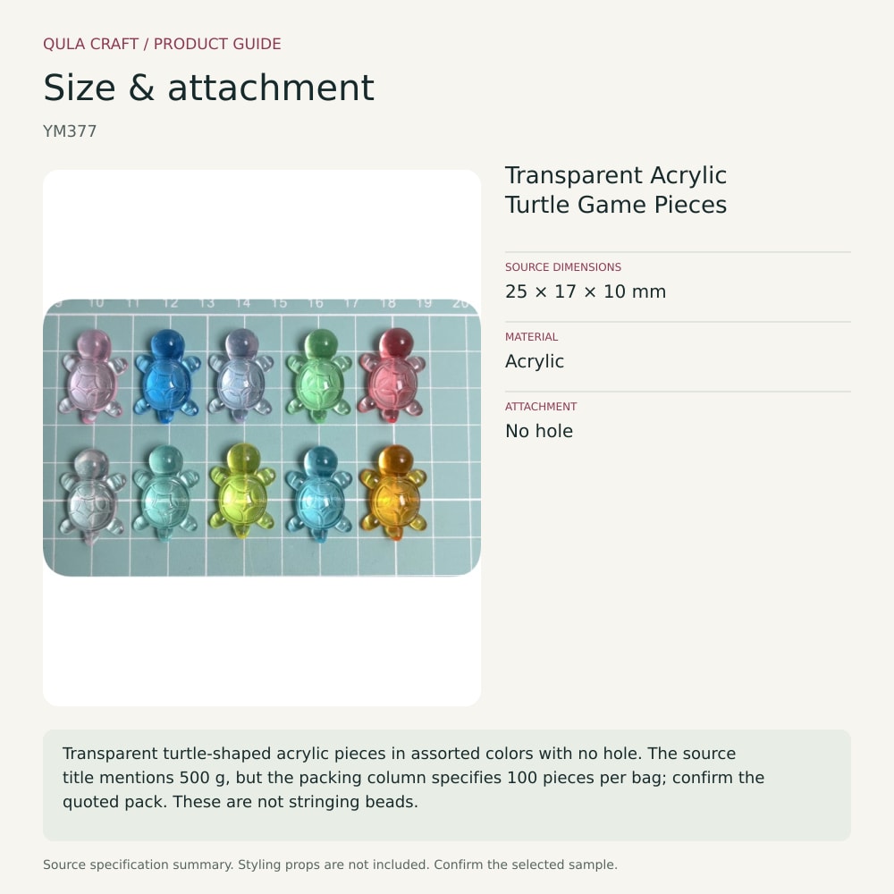 YM377 size and material guide