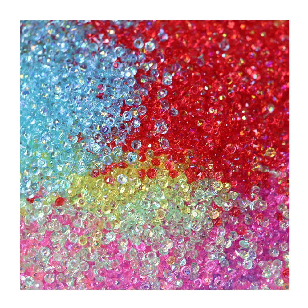 YT022 3*4MM AB Colorful Acrylic Diamond
