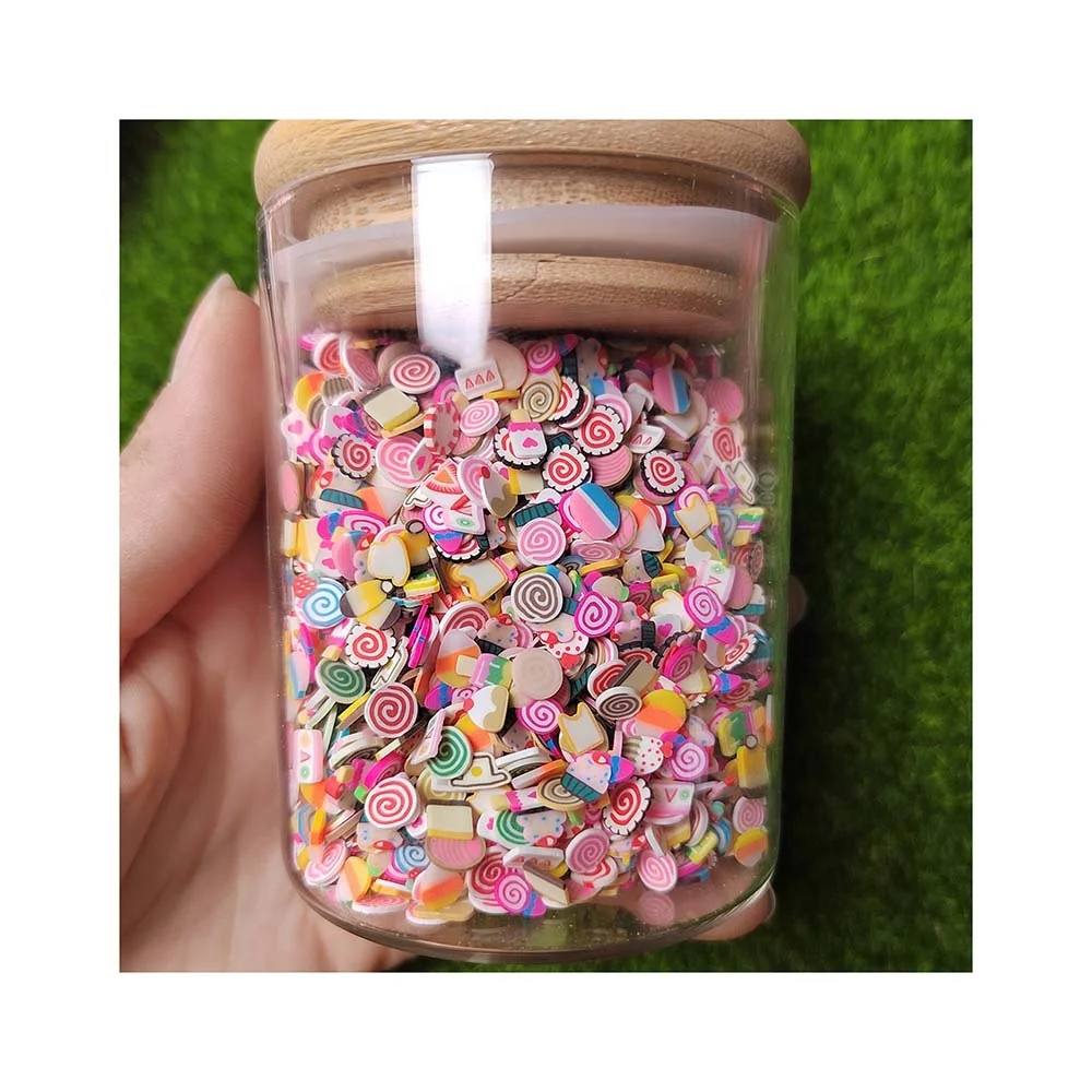 YX004 Wholesale Mixed Candy and Dessert Polymer Clay Slices