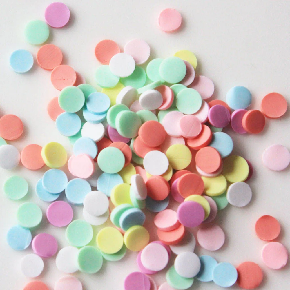 YX043 Colorful 500g Clay Candy Round Shaped
