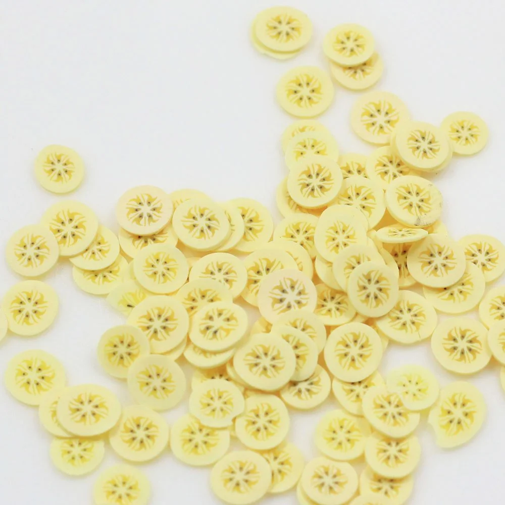 YX051 Wholesale 5 mm Banana Polymer Clay