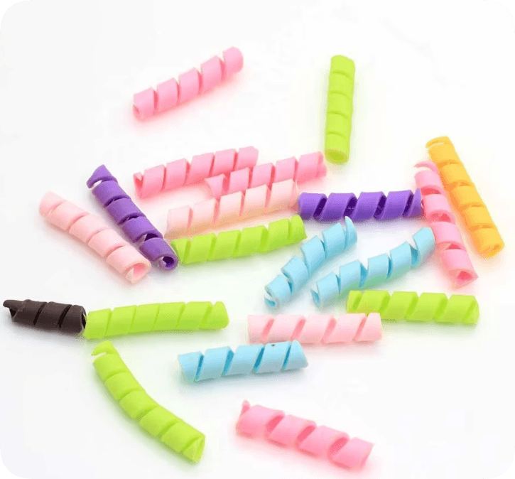 YX118 Pastel Twisted Polymer Clay Craft Decorations