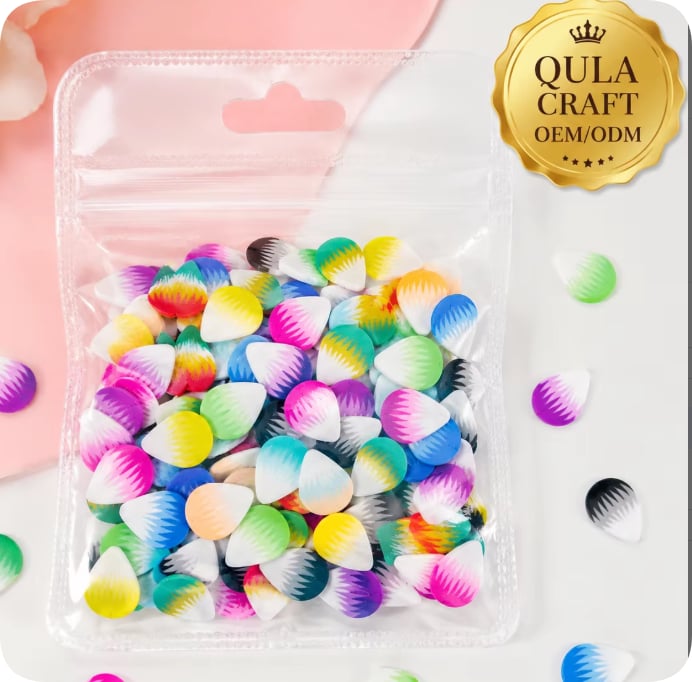 YX254 Colorful Shell Polymer Clay Sprinkles