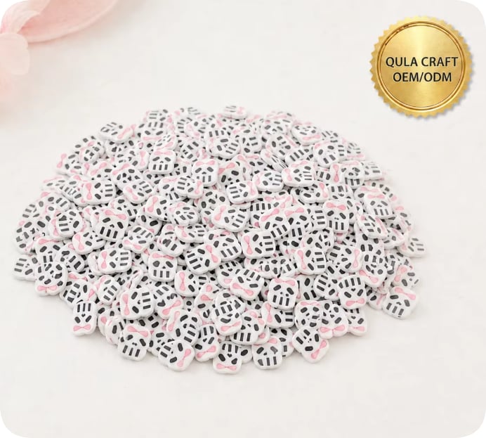 YX267 Bow Character Polymer Clay Sprinkles