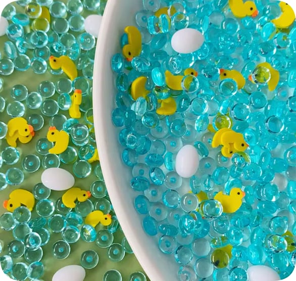 YX3866 Duck and Blue Bubble Decorative Filler Mix