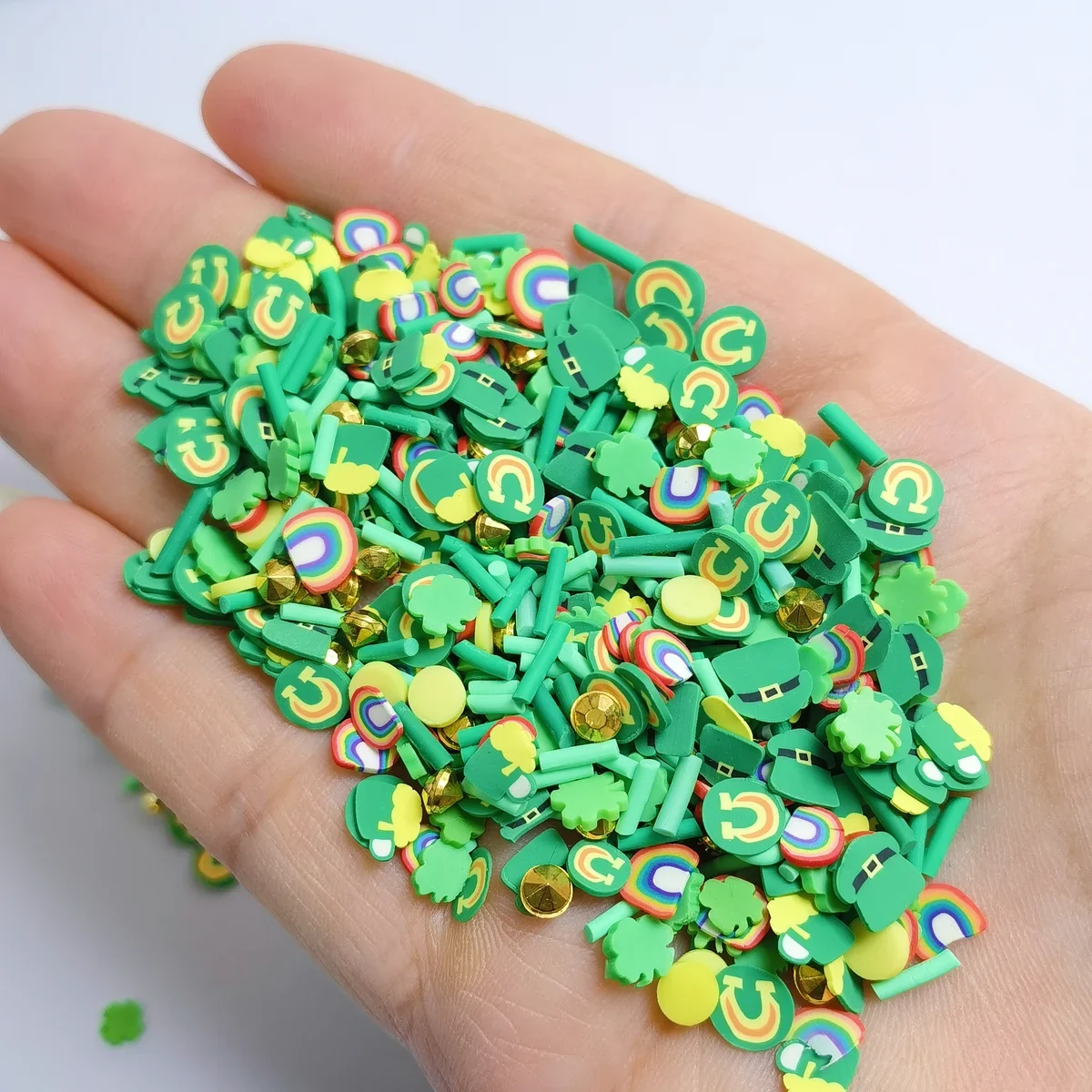 YX4075 St. Patrick's Day Polymer Clay Slices