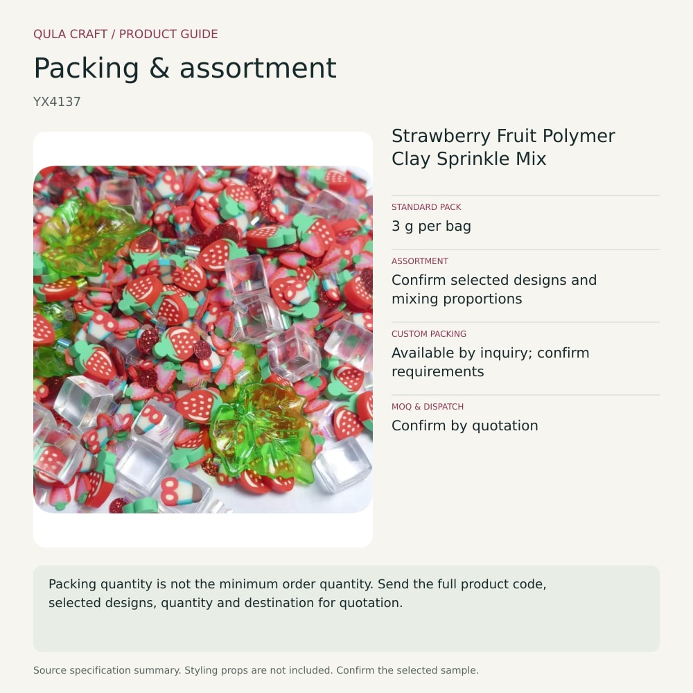 YX4137 packing and order brief