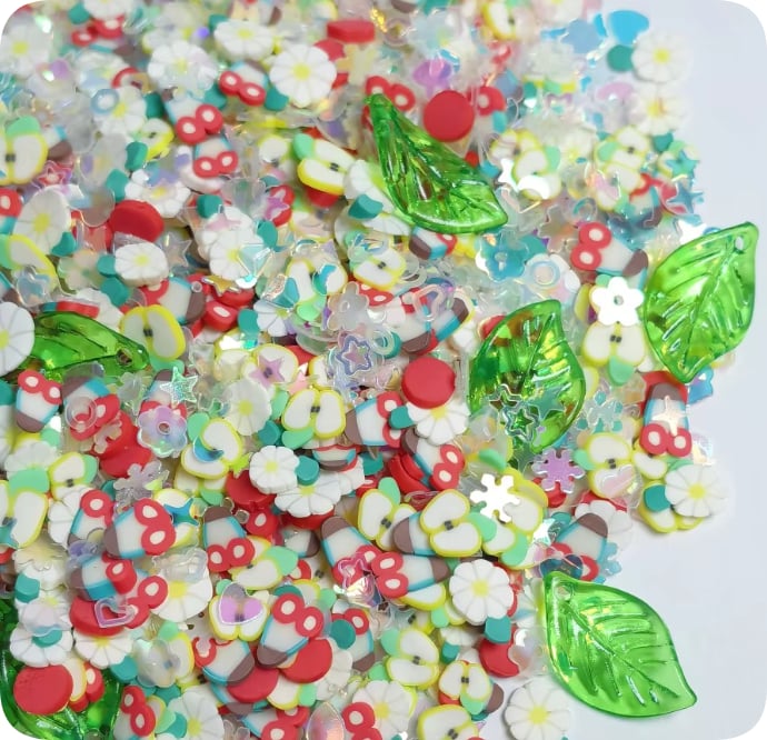YX4158 Apple Daisy Mushroom Decorative Sprinkle