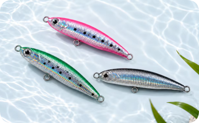 YZ167 Reflective Acrylic Fish Pendants